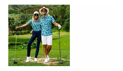 Golf Couple Costumes (Orange and Black) | Funny golf clothes, Sports