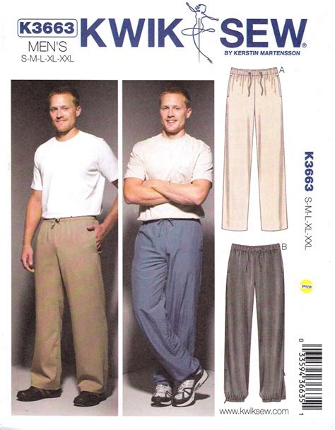 Men's Casual Pants Pattern