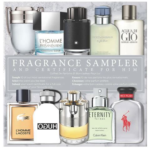 Men's Cologne Samples Canada