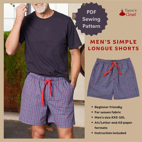 Men's Shorts Pattern Free