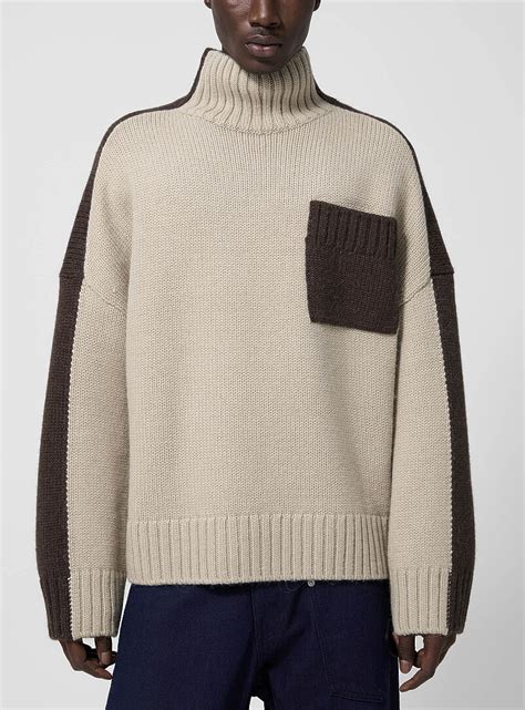 Men's Sweater Patch Pocket