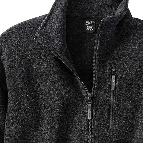 Men's Wool Jacket With Zipper