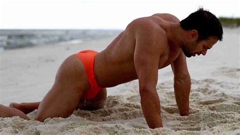 men bubble nude butt