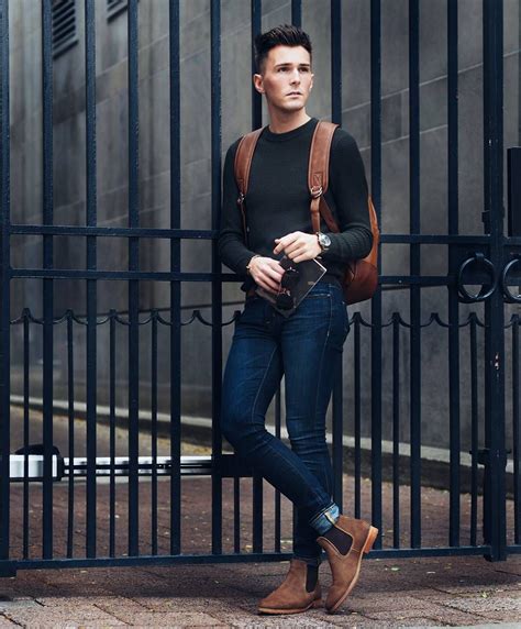 men chelsea boot outfits