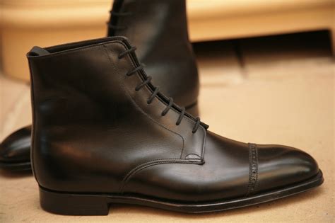 men dress leather boots