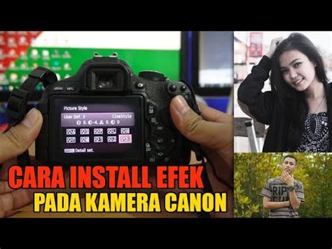 menambahkan efek kamera canon pada footage melalui software editing
