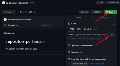 menambahkan file ke repositori github