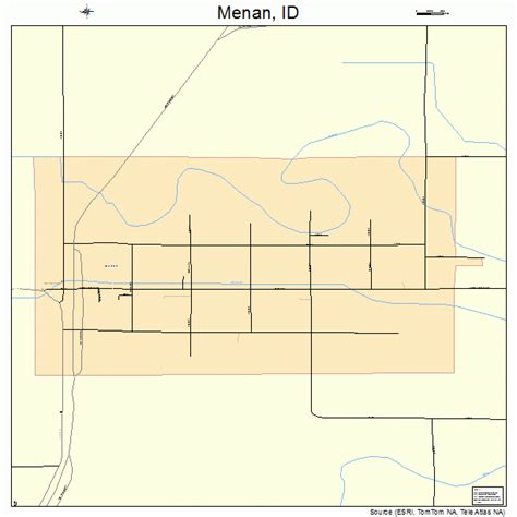 Menan Idaho Map