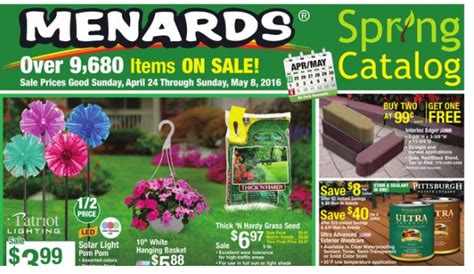 menards circular ad