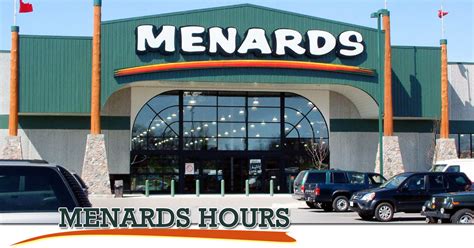 menards hours open today