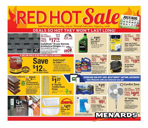 menards hours sunday