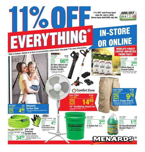 menards official site store products prices