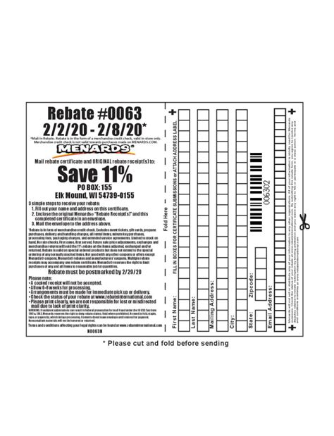 menards rebate form 2024