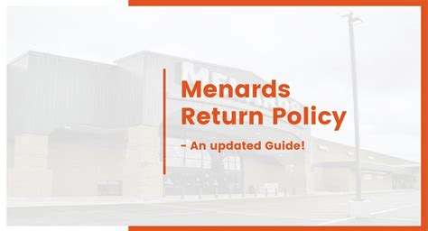 menards return policy