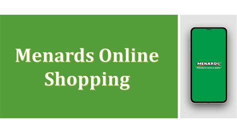 menards shopping online and shipping to home