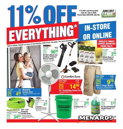 menards weekly ad for tomorrow