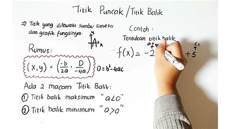 Soal Koordinat titik puncak grafik fungsi kuadrat f(x)=x^(2)+2x+6