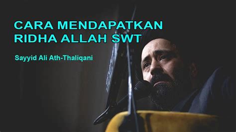 Mendapatkan Ridha Allah SWT