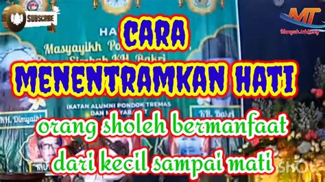 Menentramkan Hati