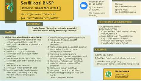 Pelatihan dan Sertifikasi BNSP Manajemen Sumber Daya Manusia