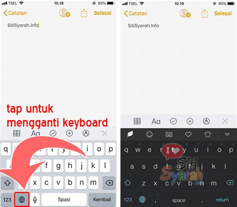Mengganti Keyboard iOS iPhone 6 di Indonesia