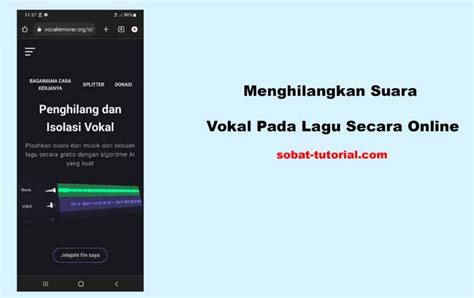 menghilangkan suara pada video online