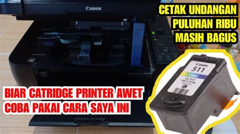 mengisi tinta printer canon mx497 indonesia