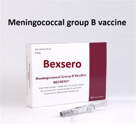 meningococcal group b vaccine recommendations