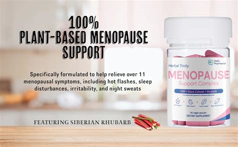 Menopause Supplement Rhubarb