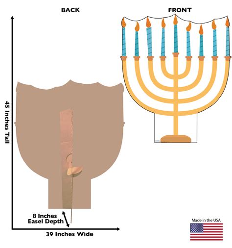 Menorah Dimensions