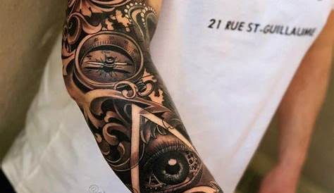 Men's half sleeve tattoo | Half sleeve tattoos for guys, Sleeve tattoos