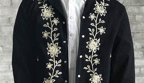 Mens Bolero Jacket For Sale ROCKMOUNT MEN'S Antique Ivory Floral