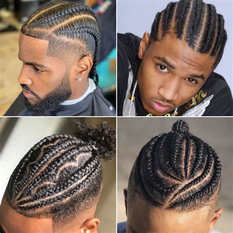 blackhairstylesmen” Cornrow hairstyles for men, Mens