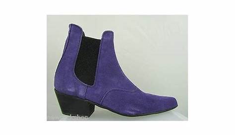 Mens Fashion For Purple Heeled Shoes Men's Handmade Leather Monk Strap Dress