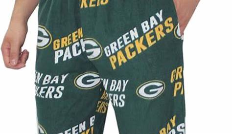 Mens Green Bay Packers Green Ramble Micro Fleece Union Pajamas