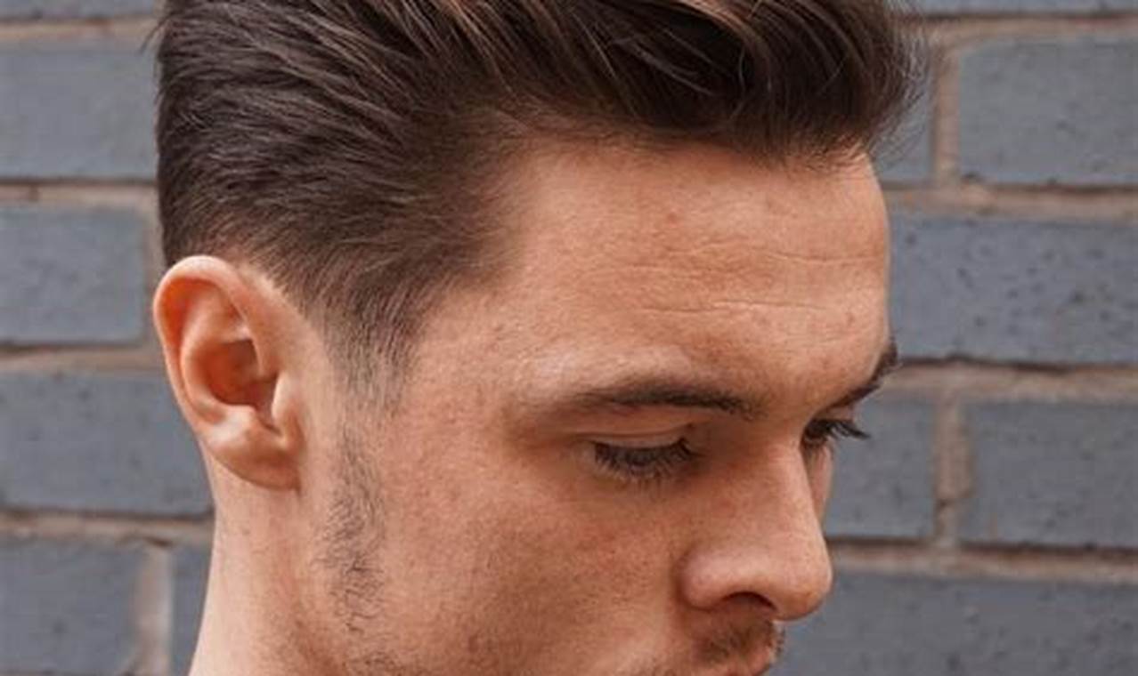 Unveil the Secrets of the Enchanting "Mens Haircut Medium Top Short Sides"