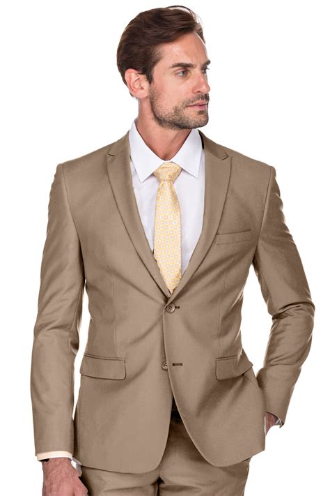 Brown Tweed Suit 100 Donegal Wool Men's Three Piece Suit Elton by