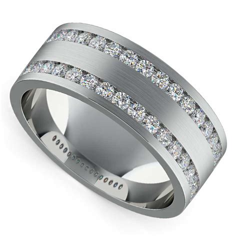 0.50 CT Diamond Channel Set Men's Five Stone Wedding Ring