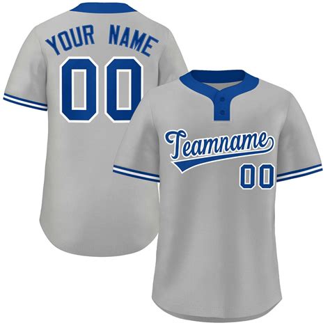 Mens 2 Button Baseball Jersey