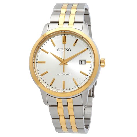 Mens Automatic Watch Silver Dial