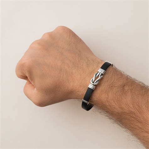 Mens Bracelets Rubber
