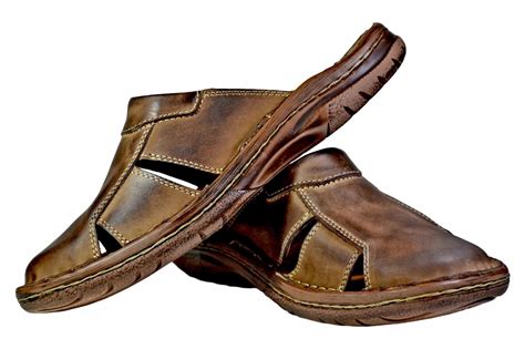 Mens Closed Toe Slip On Sandals