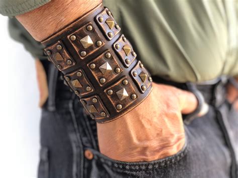 Mens Cuff Bracelets Leather