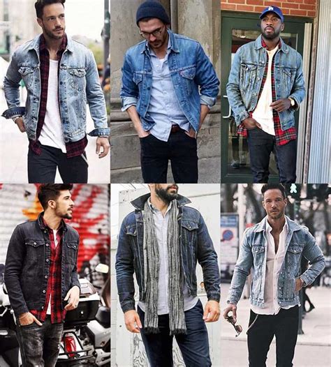 Mens Denim Jacket Combo