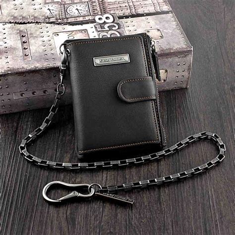 mens designer wallet chains