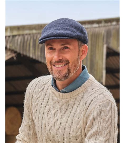 Mens Flat Cap Snapback