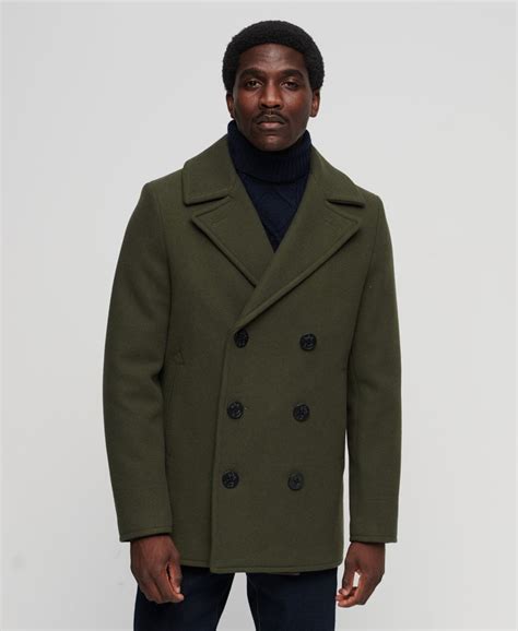 Mens Green Coat Button
