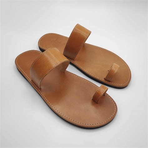 Mens Leather Sandals Loop