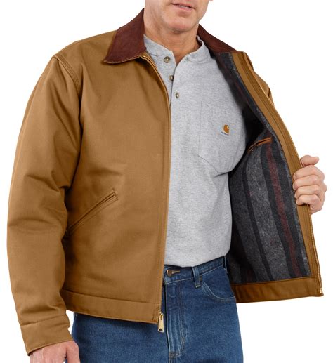 Mens Lined Canvas Jacket