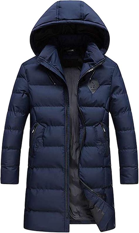 Mens Long Jacket Puffer